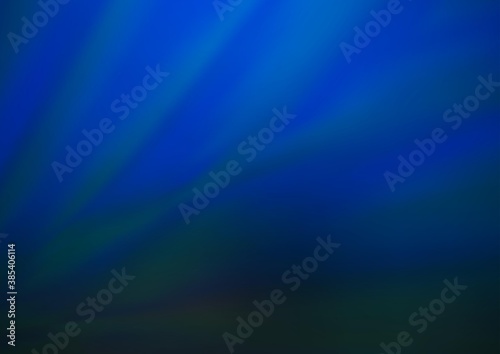 Dark BLUE vector blurred shine abstract pattern.