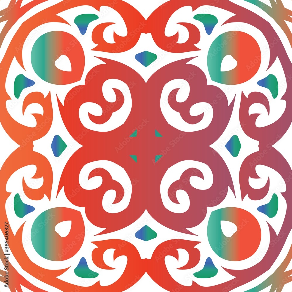 Fototapeta premium Traditional ornate mexican talavera.