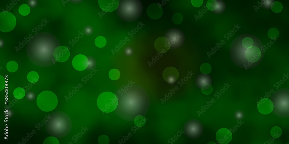 Dark Green, Yellow vector template with circles, stars. Glitter abstract illustration with colorful drops, stars. Design for your commercials. Dark Green, Yellow vector template with circles, stars. Glitter abstract illustration with colorful drops, stars. Design for your commercials.