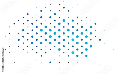 Light BLUE vector template with circles.