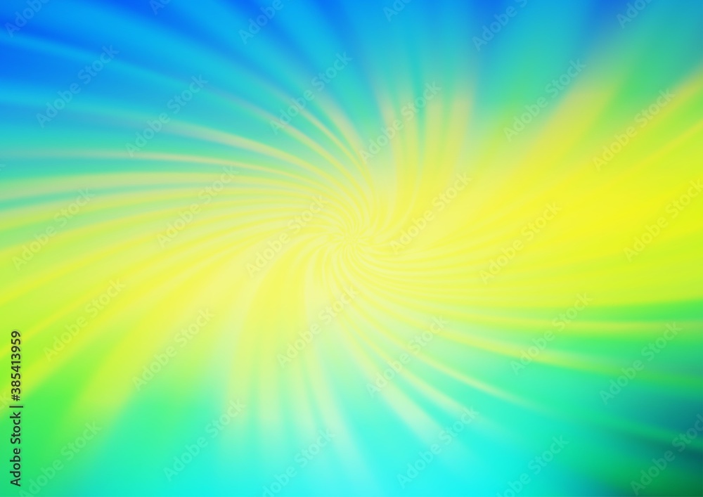 Obraz premium Light Blue, Yellow vector glossy abstract background.