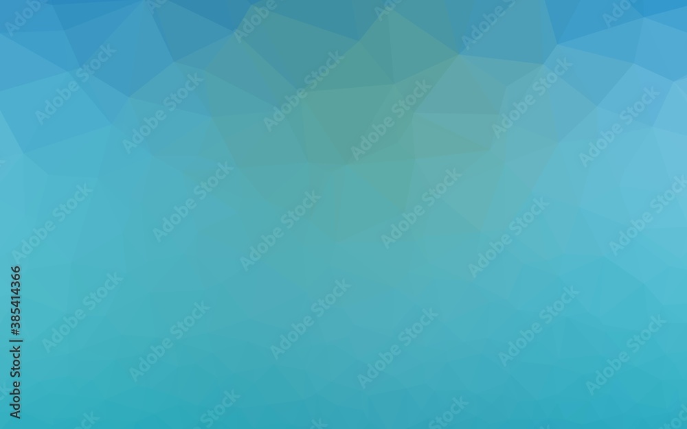 Light BLUE vector polygonal template. Light BLUE vector polygonal template.