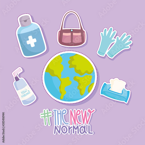 new normal lifestyle, world gloves gel alcohol disinfect