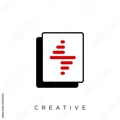 electric digital logo illustration design vector  © box file