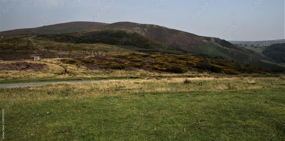 A view of the Welsh Hills near Llangollen