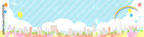 Townscape summer_en_rainbow city wide