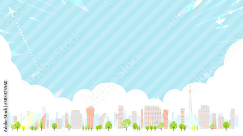 Townscape summer_en_skyline 16-9 wide