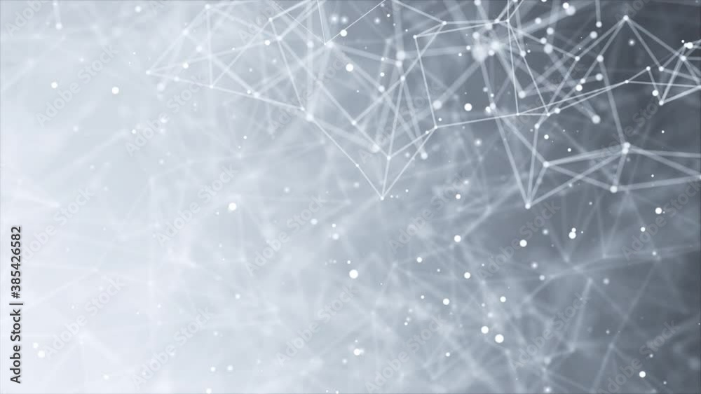 Global futuristic cyber network with bitcoin, litecoin, ethereum Loop Background. cryptocurrency Neural artificial grid shows data exchange in business. Digital Science Medical Technology.