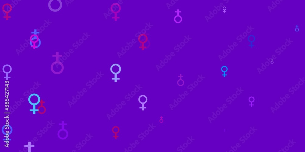 Light Gray vector backdrop with woman's power symbols. Light Gray vector backdrop with woman's power symbols.