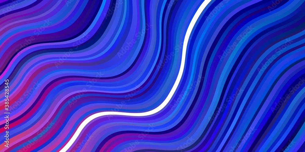 Light Blue, Red vector layout with wry lines. Colorful geometric sample with gradient curves. Best design for your posters, banners. Light Blue, Red vector layout with wry lines. Colorful geometric sample with gradient curves. Best design for your posters, banners.