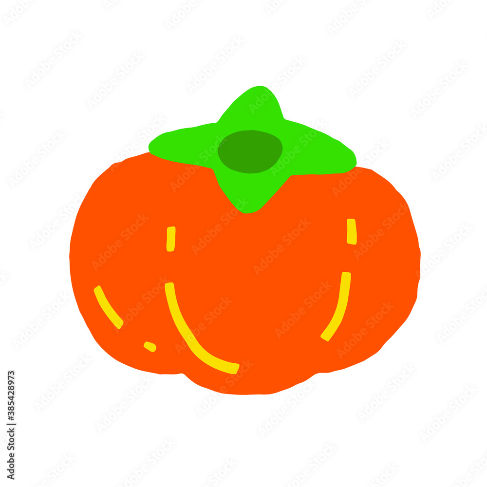 柿イラスト素材 Stock Vector Adobe Stock