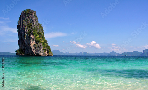 Beautiful landscape of Andaman sea, islands and beaches, Krabi, Thailand 