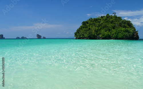 Beautiful landscape of Andaman sea, islands and beaches, Krabi, Thailand 