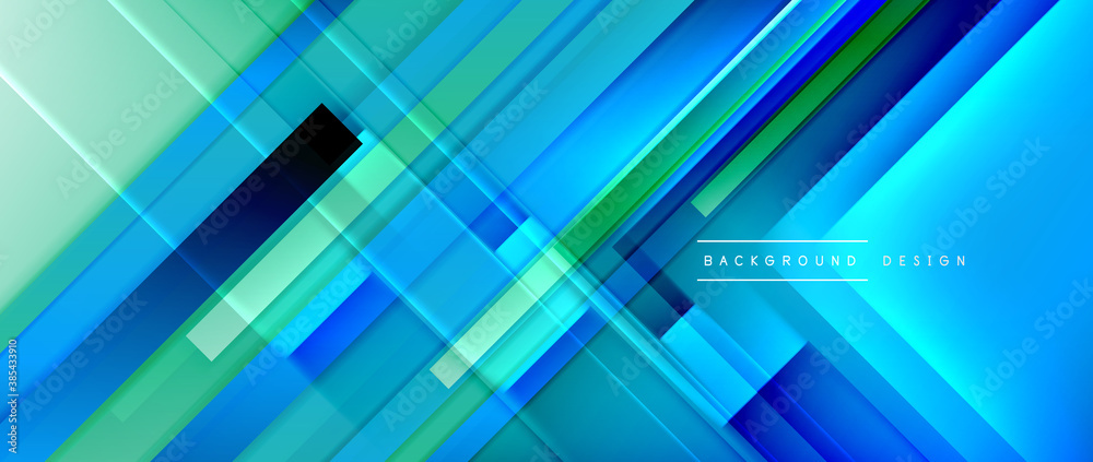 Dynamic lines on fluid color gradient. Trendy geometric abstract background for your text, logo or graphics Dynamic lines on fluid color gradient. Trendy geometric abstract background for your text, logo or graphics