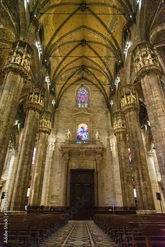 Inside the church