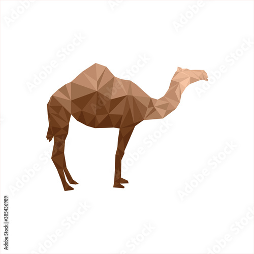 camel Geometric Triangle Logo Icon Design, camel Triangle