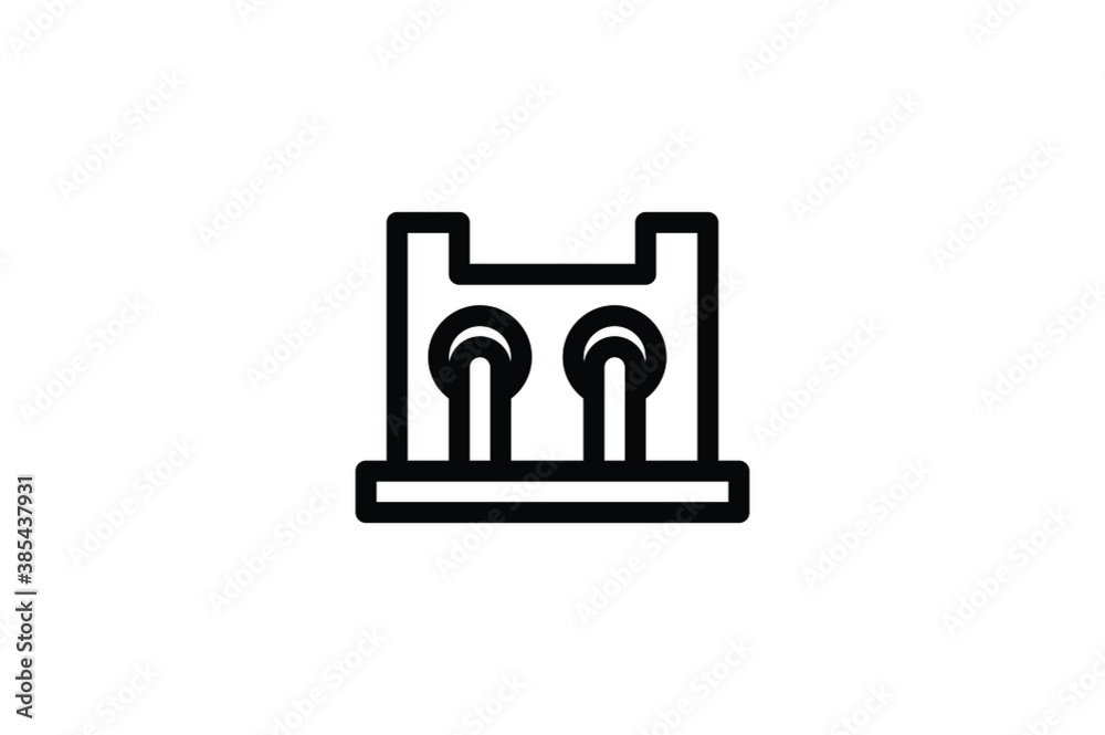 Energy Outline Icon - Dam Energy Outline Icon - Dam