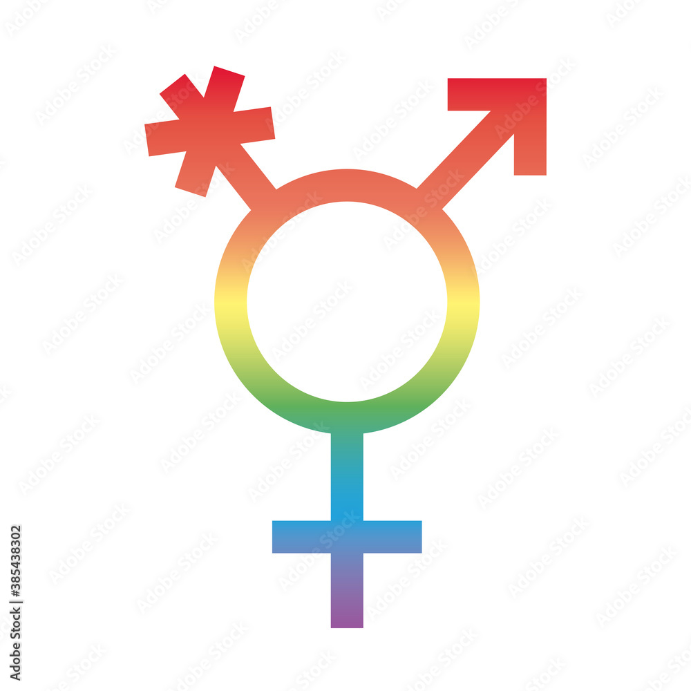 gender symbol of sexual orientation degradient style icon gender symbol of sexual orientation degradient style icon