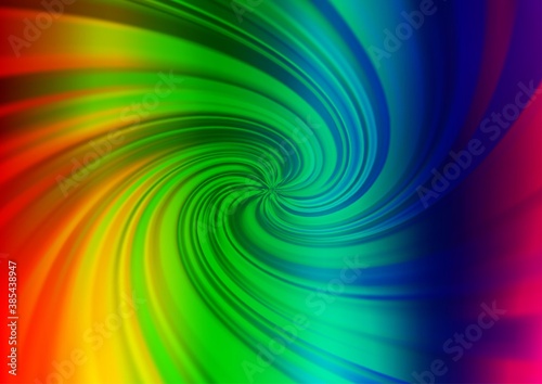 Light Multicolor, Rainbow vector blurred shine abstract pattern.