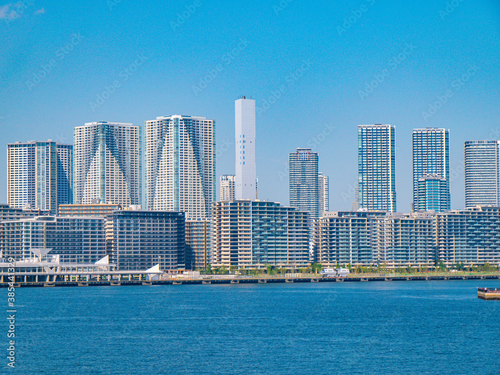 Fototapeta premium 【レインボーブリッジより】東京都・お台場・都市景観