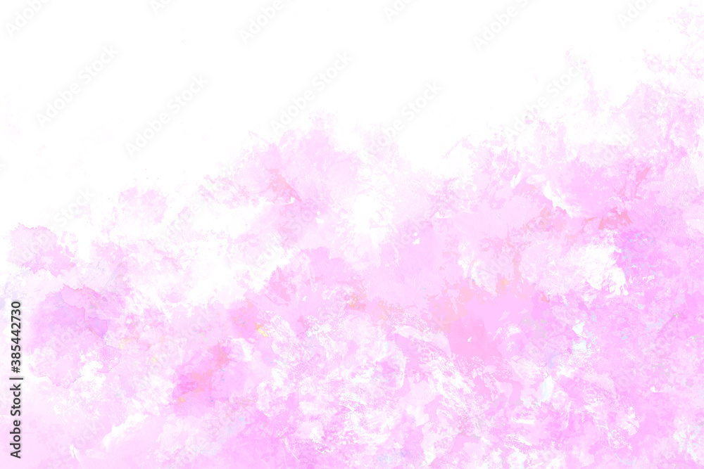 ピンクを基調色したブラシタッチの背景（アブストラクト）
