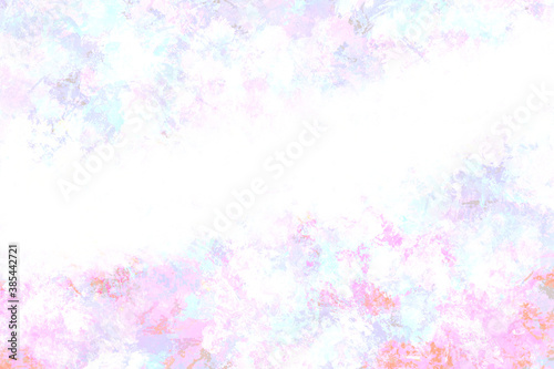 ピンクを基調色したブラシタッチの背景（アブストラクト） 