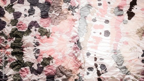 Photography Pastel Banner. Dye Distressed Silk. Warm Warm