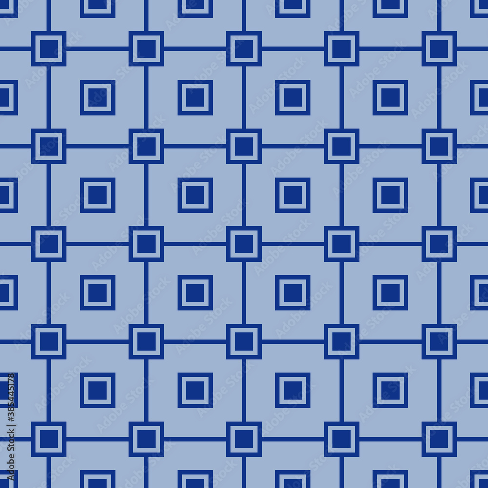 Japanese Square Tile Vector Seamless Pattern Japanese Square Tile Vector Seamless Pattern