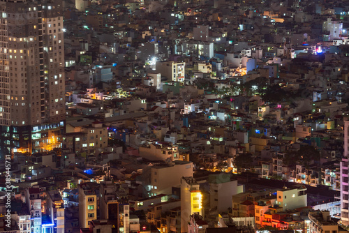 Nightscape of Ho Chi Minh C...