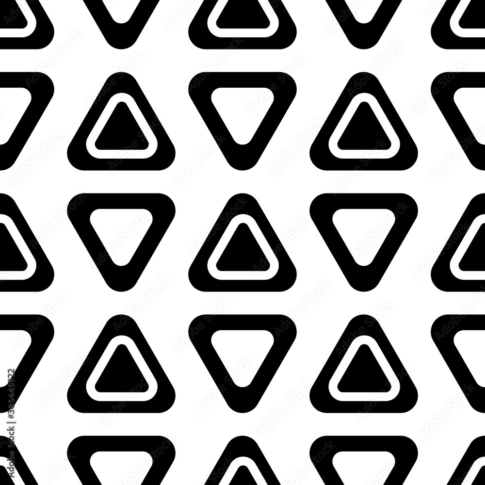 geometric black and white seamless pattern of triangle on a white background. Perfect for backgrounds, fabrics, postcards, posters . minimalism style. vector geometric black and white seamless pattern of triangle on a white background. Perfect for backgrounds, fabrics, postcards, posters . minimalism style. vector