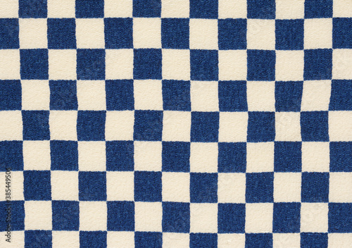市松模様の布
