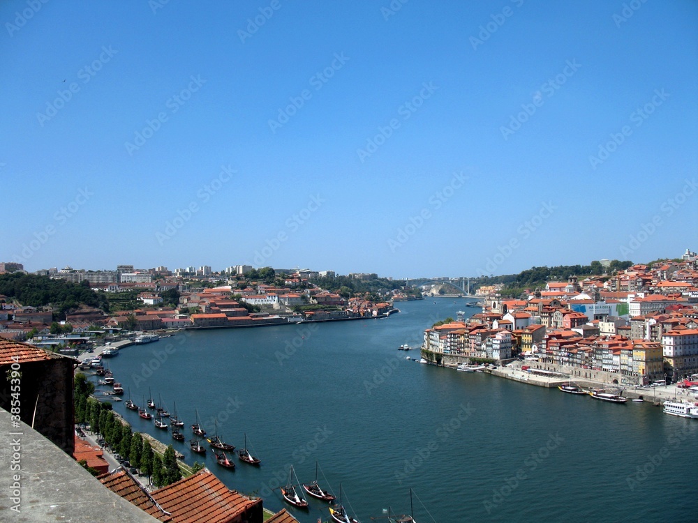 Portugal, Porto, view of the city and the Douro river