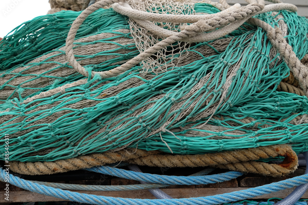 Netze im Fischereihafen 