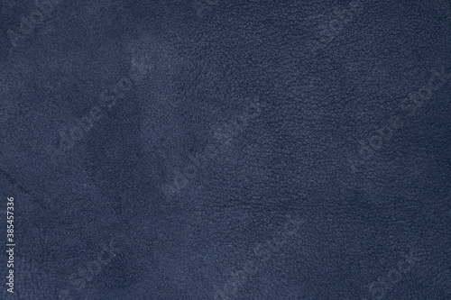 Background, leather texture, dark blue suede