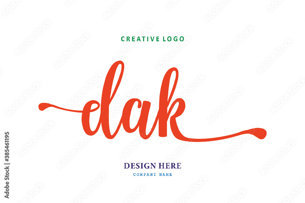 simple DAKlettering logo is easy to understand, simple and authoritative simple DAKlettering logo is easy to understand, simple and authoritative