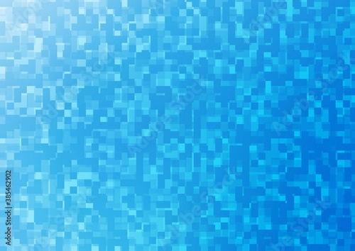 Light BLUE vector pattern in square style.