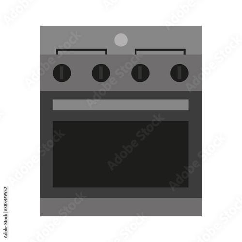 kitchen stove icon vector design