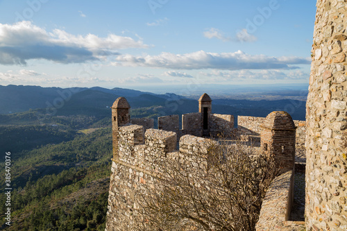 Canvas Print Marvao Castle watchtower