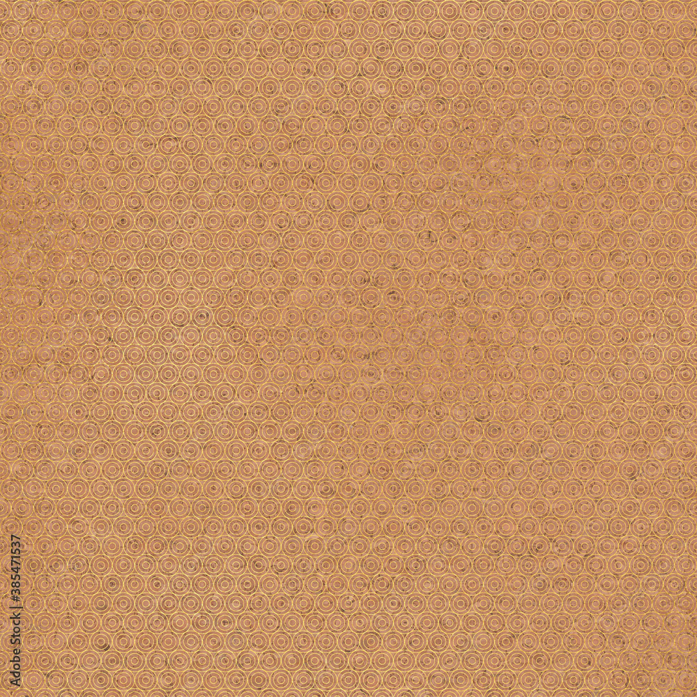 Metallic Gold Pattern on Cork Background Metallic Gold Pattern on Cork Background