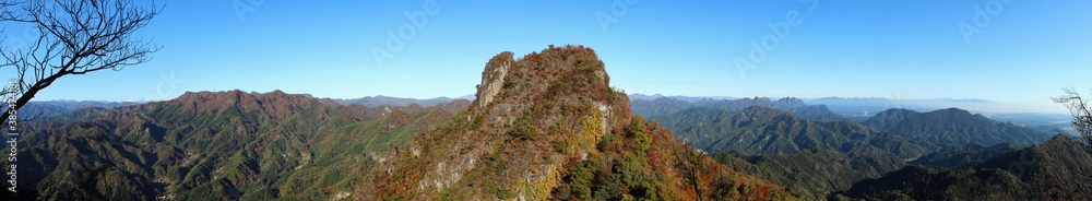 群馬県鹿岳山頂からの眺望