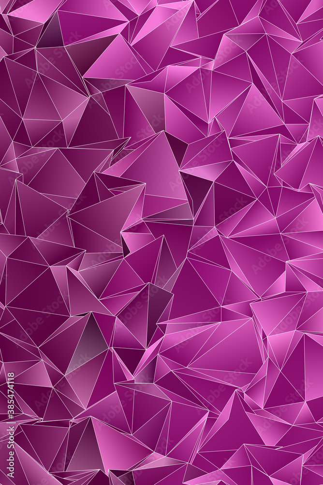 Fototapeta premium Abstract Low-Poly background. triangulated texture. Design 3d. Polygonal geometrical pattern. Triangular modern style
