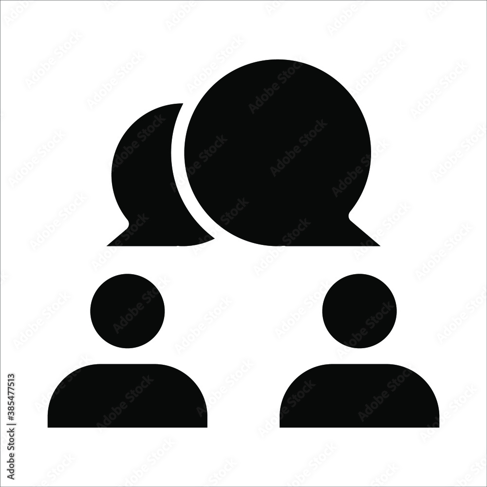 Chat, speak sign, talk icon Communication concept Chat, speak sign, talk icon Communication concept