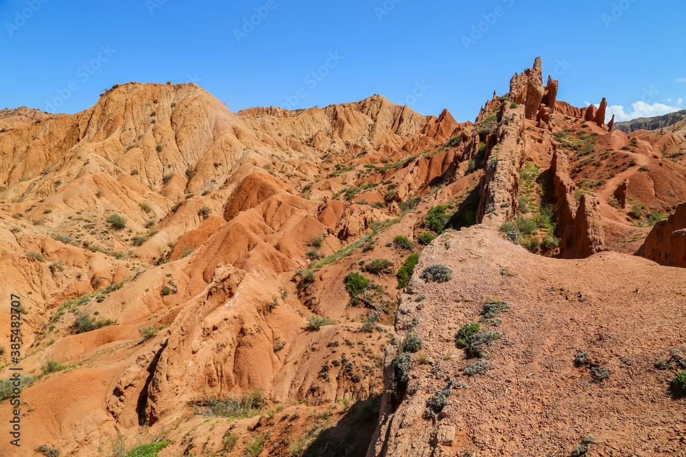 Fototapeta premium Mountains in Issyk-Kul, Kyrgyzstan