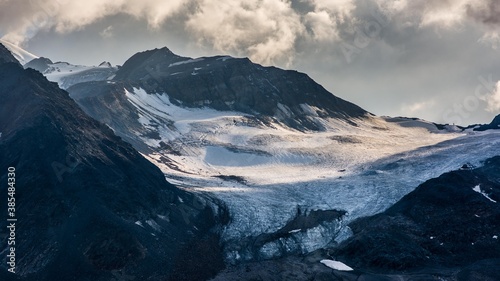Glacier des alpes