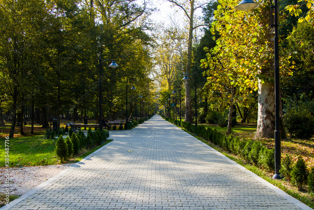 Garden and park, Zugdidi Botanic garden