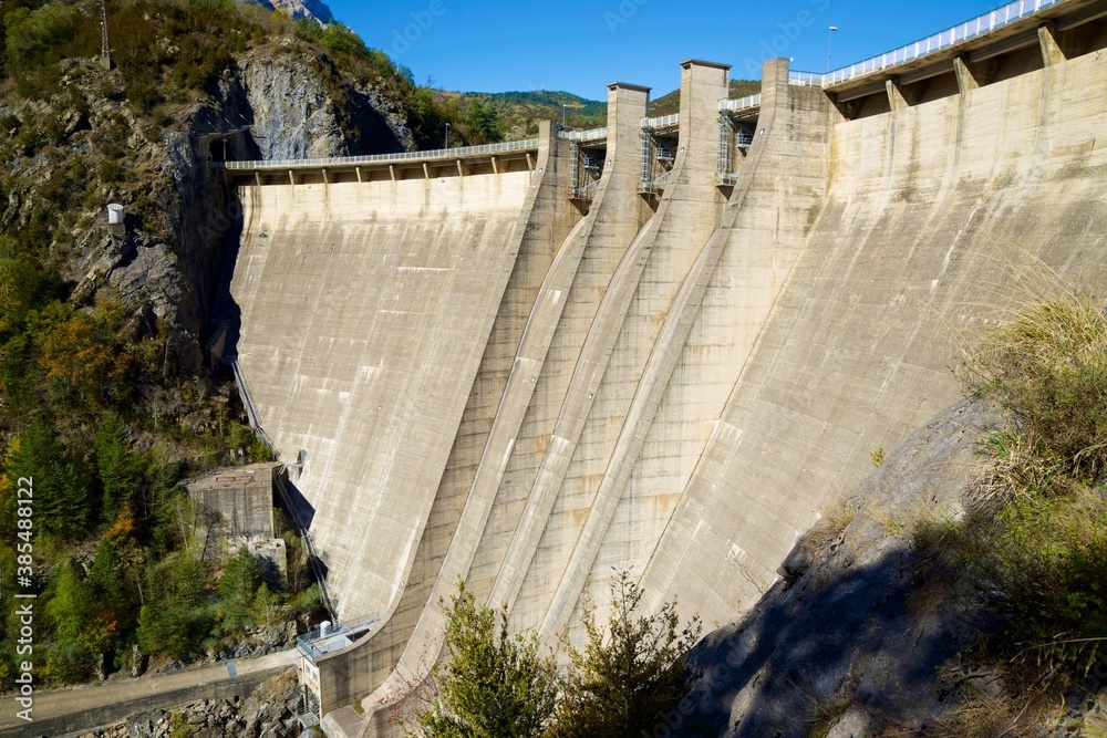 Hydroelectric dam in the Pyrenees