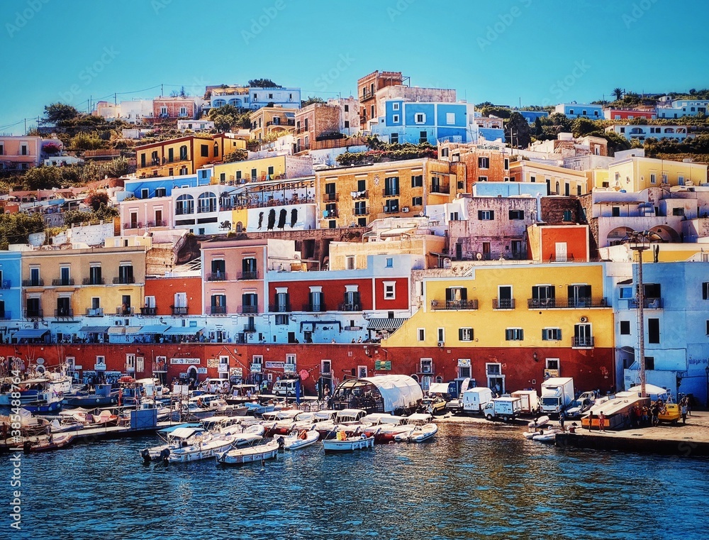 Colors of summer in Ponza, Italy