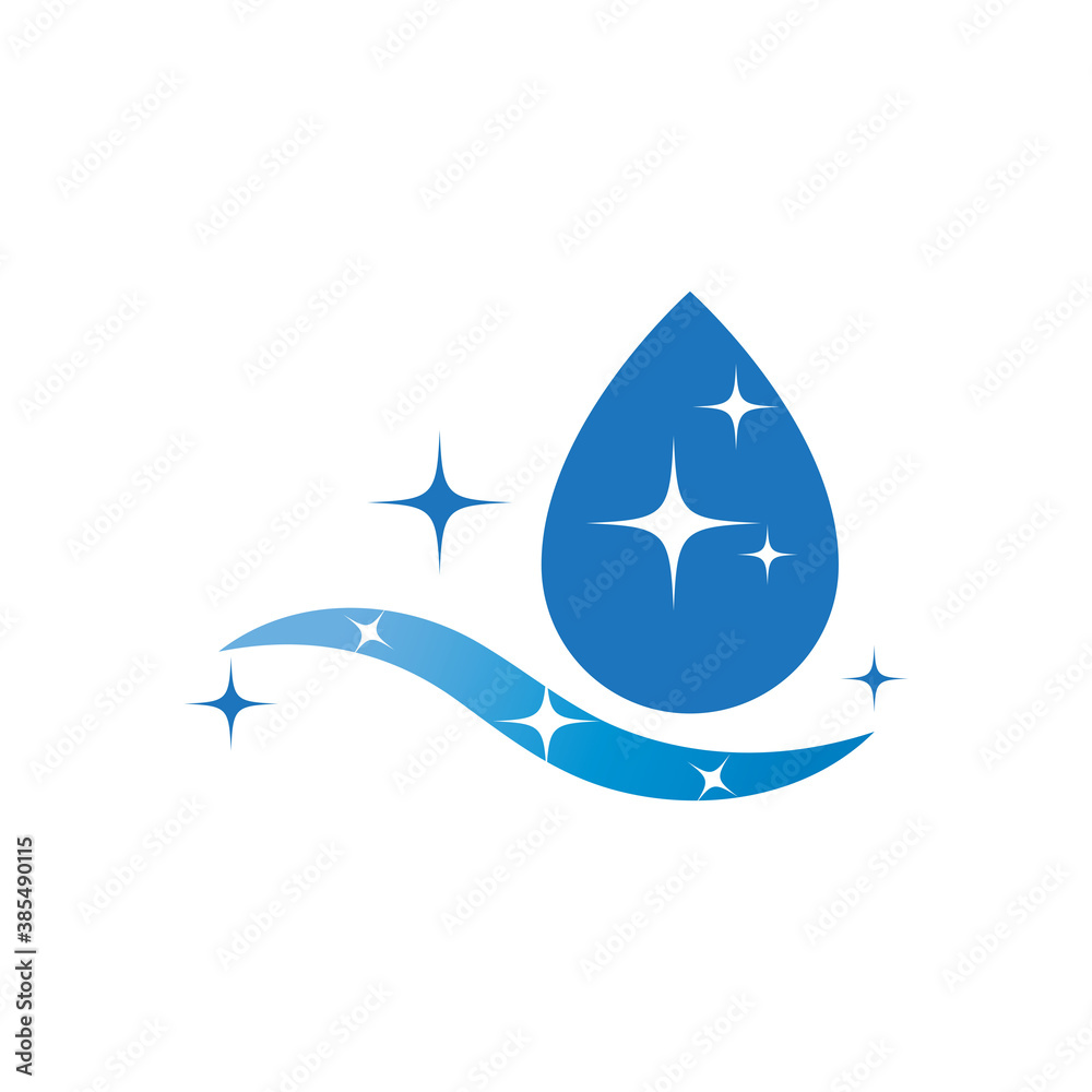 Cleaning logo and symbol ilustration vector template Cleaning logo and symbol ilustration vector template