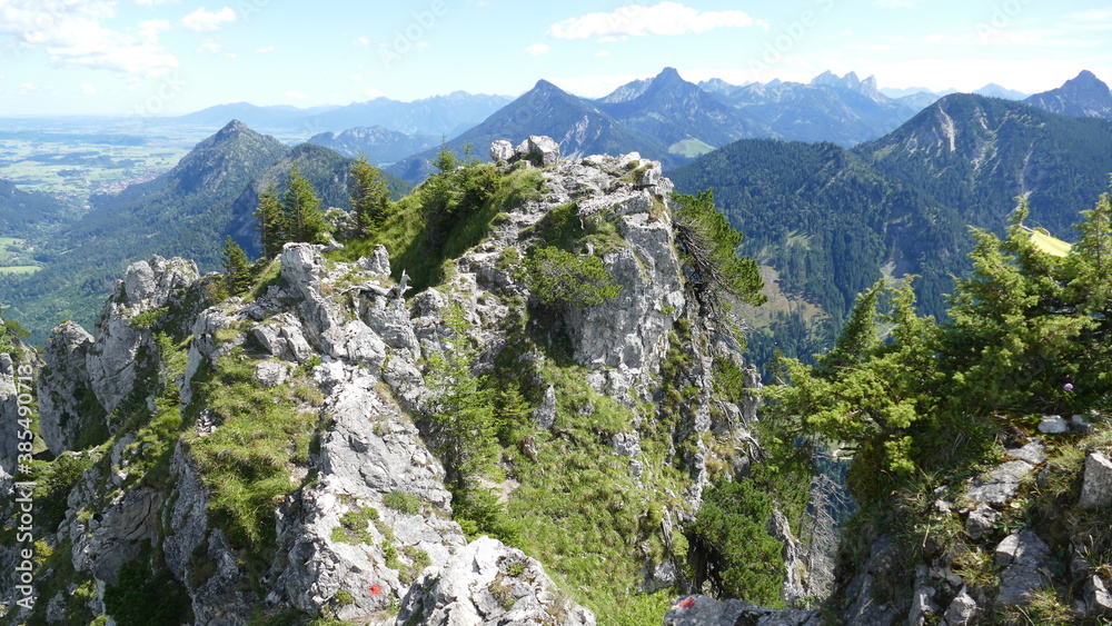 Fototapeta premium Aussicht vom Sorgschrofen