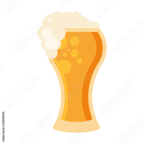 beer glass icon vector design